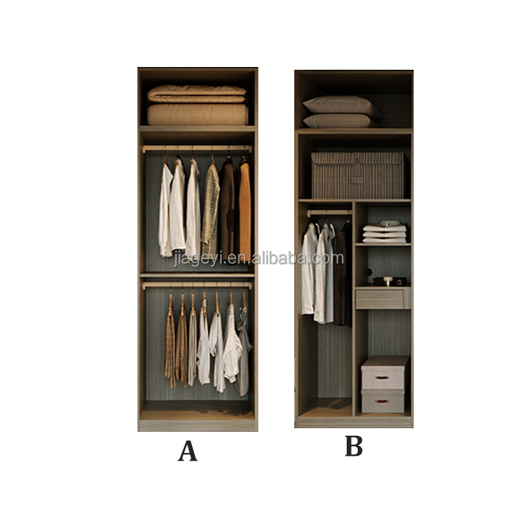 2024 New Arrival Wooden Wardrobe Simple Design Wood Wardrobe Ular Wardrobes Bedroom Closet Cabinet