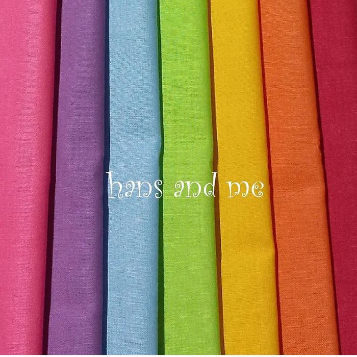 qerd- Kain Perca Katun Polos +/-25*30Cm (Per Set)