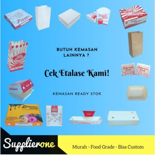 Plantica- Box 25X25X5 Isi 25/ Dus Nasi / Dus Muffin / Dus Cupcake / Dus Kue