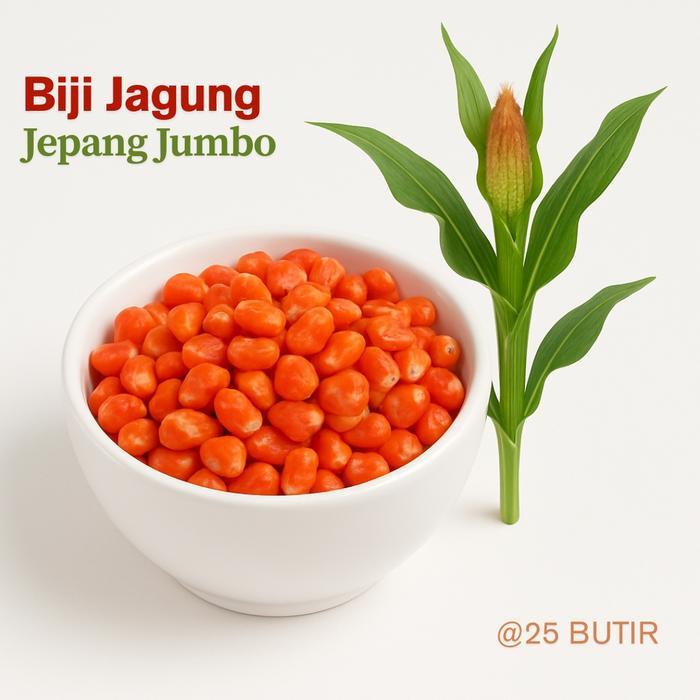 Benih Jagung Raksasa Jepang REPACK Bibit Unggul Biji Tahan Cuaca & Berbuah Cepat