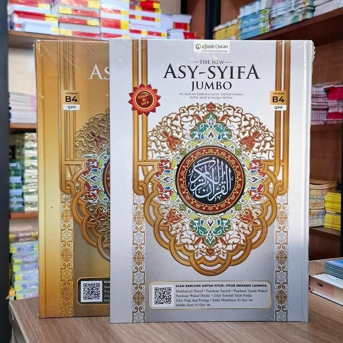 Sedia Alquran Asy Syifa Akbar B4 Ukuran Jumbo, Quran Latin Terjemah Perkata