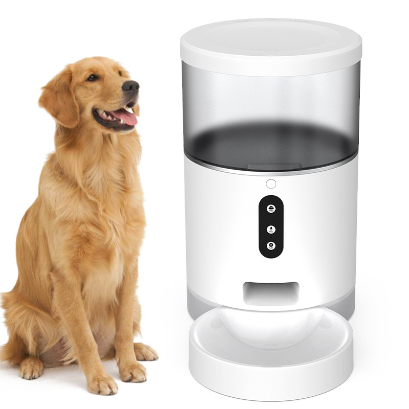 Pet Feeder Smart 4L Automatic Pet Feeder With High Definition 1080P Camera Smart Pet Feeder Wifi