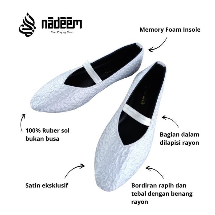 Berkualitas Nadeem - Sepatu Umrah/Haji Medina Sepatu Bordir Sepatu Haji Dan Umrah Sepatu Slip