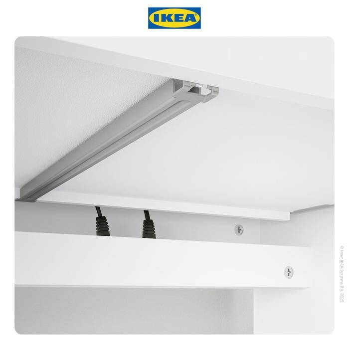 Ikea Micke Meja Kerja Dengan Laci Putih 73X50 Cm Original