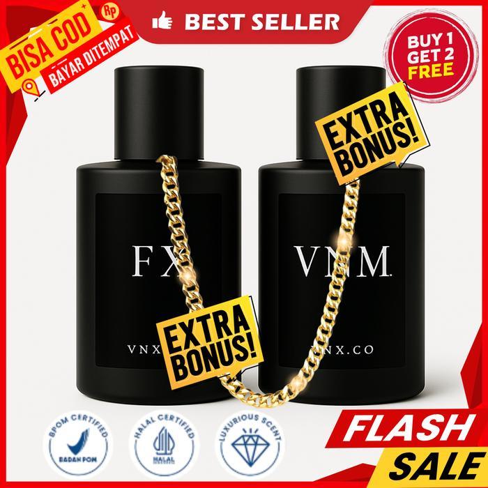 jl9e- [Dapat 3] 2 Pcs Vnx Extrait De Parfum + 1 Kalung Mewah Wangi Tahan Lama Elegan Mewah