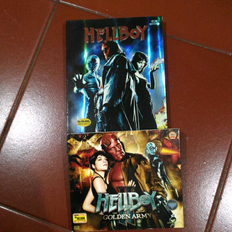 Hellboy dan Hellboy the golden army VCD Original Bekas