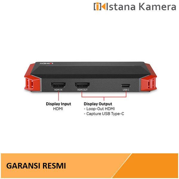 LINDY 43377 Video Capture Card USB Type C - HDMI 4K With Audio & Microphone Lindy Live Stream Record