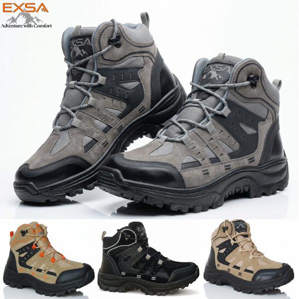Eiger - EXSA - Sepatu Gunung Pria Boots High Hiking Tracking - Sepatu Gunung EXLEN SERIES Adventure