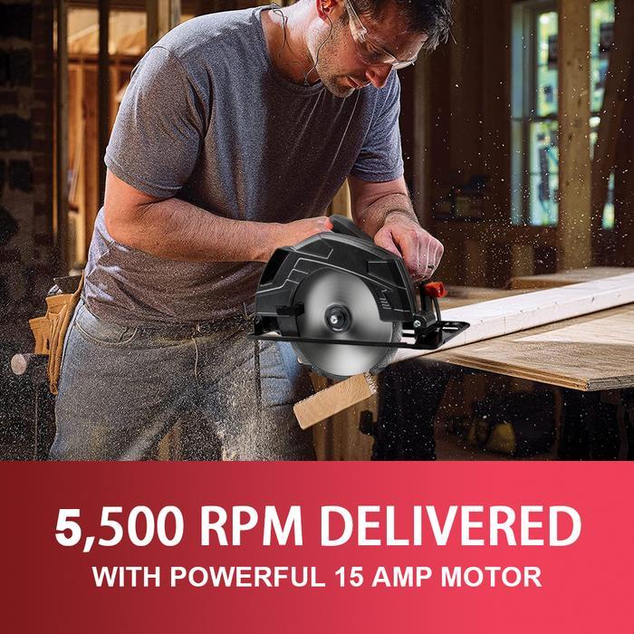 META JLD CIRCULAR SAW 7INCH/KAYU CIRCULAR SAW LISTRIK/Mesin Gergaji/Circular Saw jld 185mm/Mesin