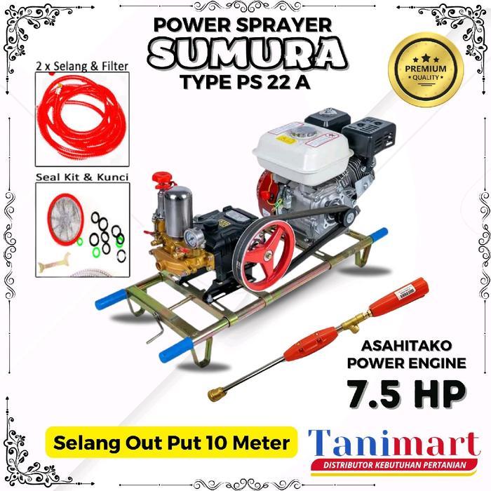 POWER SPRAYER SUMURA / MESIN STEAM CUCI MOTOR / STEAM CUCI MOBIL / MESIN SEMPROT PERTANIAN / MESIN S