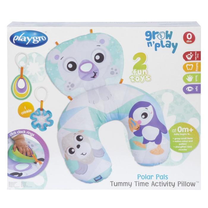 Playgro Polar Pals Tummy Time Pillow - Bantal Tummy Time Bayi