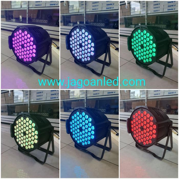 BERKUALITAS Lampu Par LED 54 Lampu Panggung Full Color