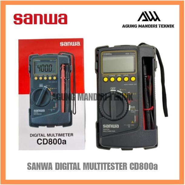 TERLARIS MULTIMETER DIGITAL SANWA CD800A / CD 800A AVOMETER ANALOG SANWA