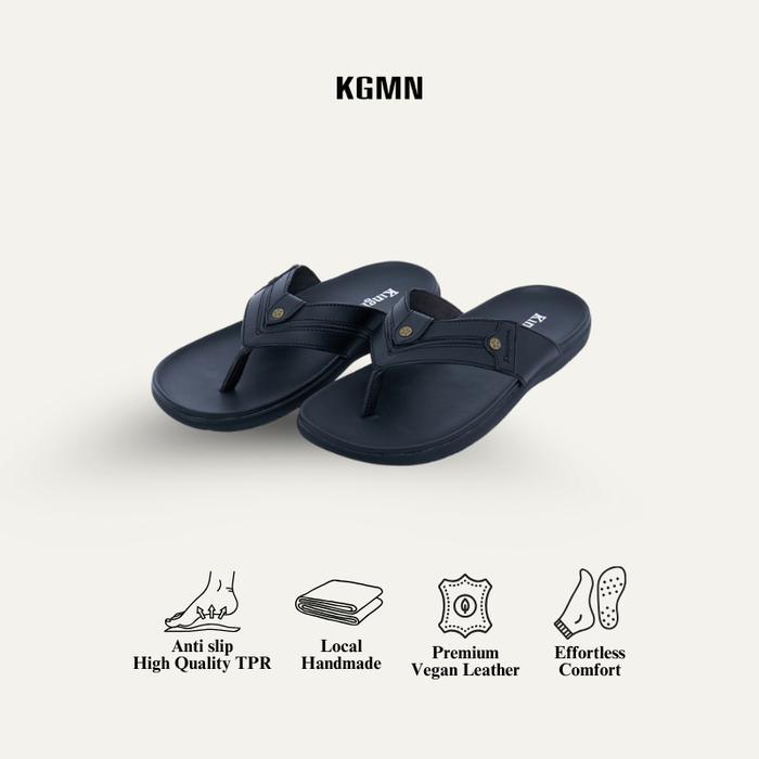Kingman Sandal Pria Leicester Premium Stylish Original Sandal Kulit Pria Kualitas