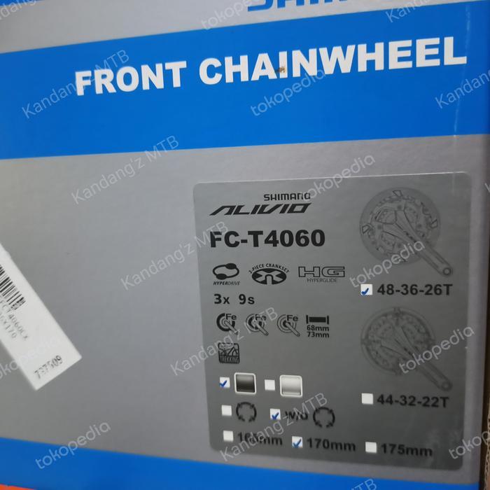 Crank Alivio T4060 48T Touring Shimano Ht2