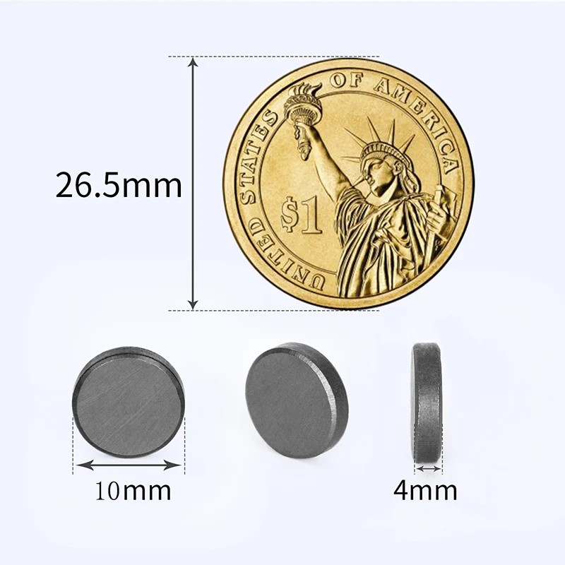 8x3 10x3 12x3 15X3 18x3 20x3 25x3 30x3mm Black Small Round Magnet Fridge Ferrite Magnet Round