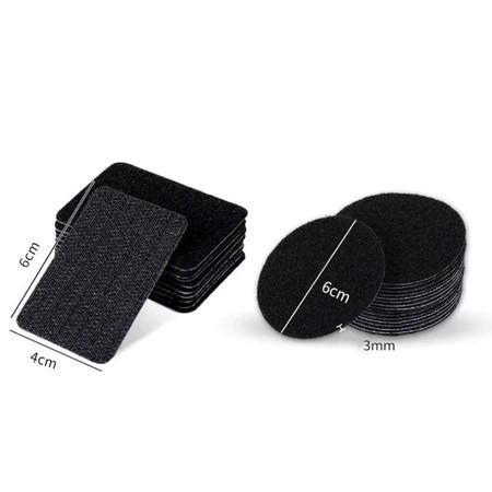 5pairs Perekat Kain Velcro Perekat Bulat Velcro anti slip tape perekat Double Tape Velcro Magic Tape
