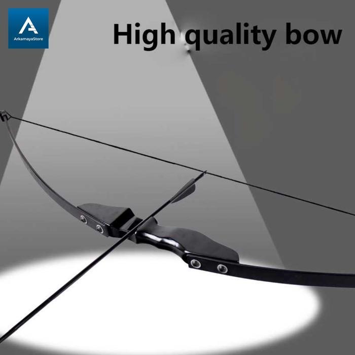 Busur Panah Panahan Arrow Powerful Archery Bow Pemula 40 LBS