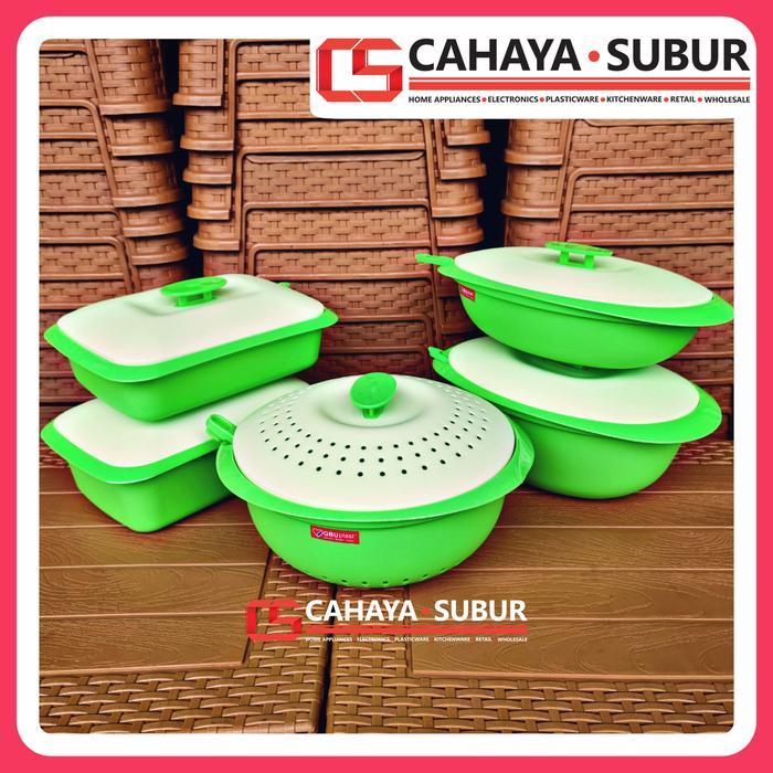 READY Prasmanan Party Set SAPPHIRE 5 in 1 Serving Set Collection Premium GBU Kitchenware