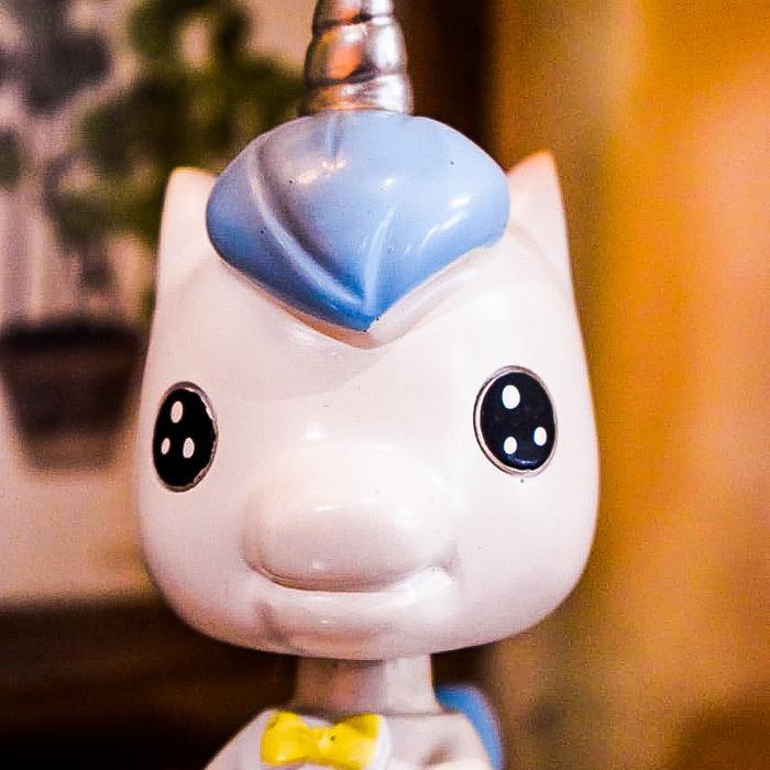 Miniatur Unicorn / Mainan Mobil Unicorn / Pajangan Unicorn