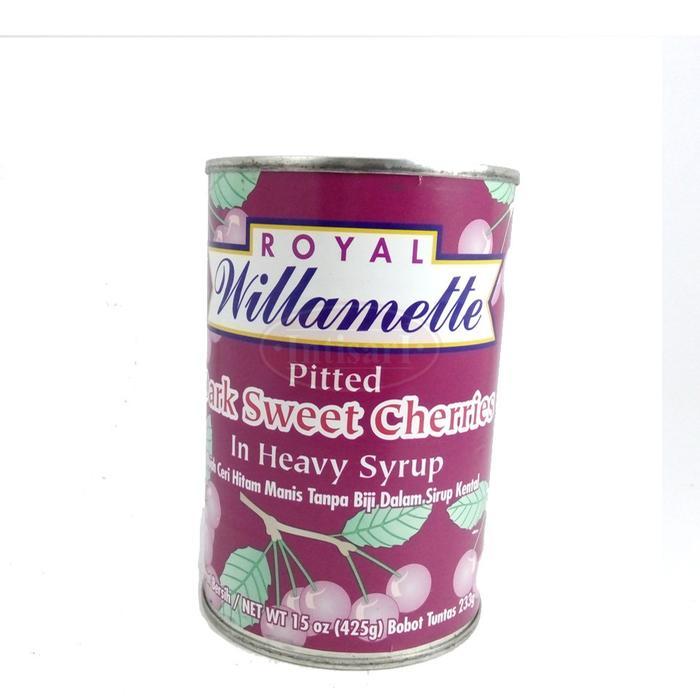 Radiateshop- Ceri Hitam Dalam Sirup Royal Willamette Dark Cherry Frutaneira S&W