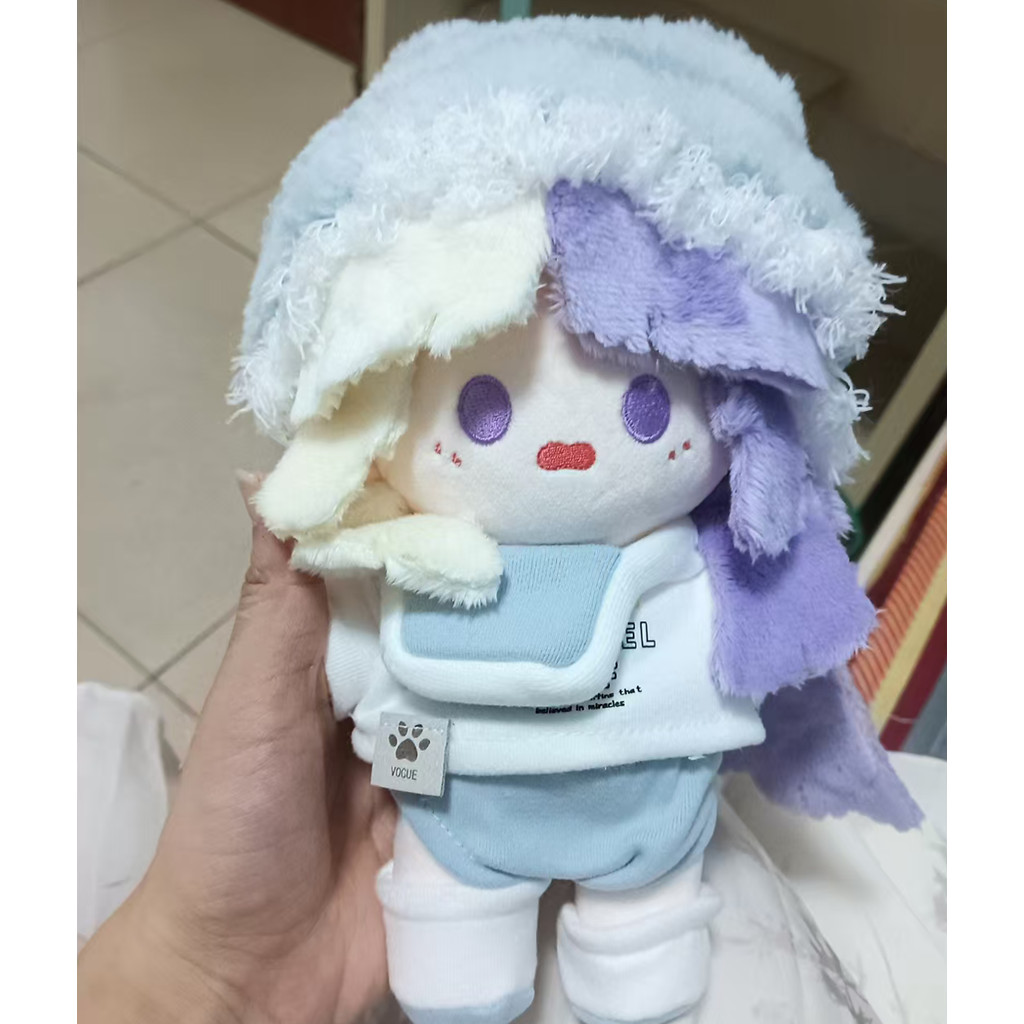20cm Anime Cute Bungo Stray Dogs Sigma Cosplay Plush Doll Body Dress Up Stuffed Toys Cute Dolls