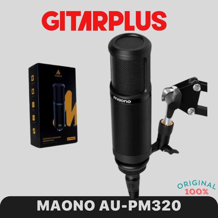 MAONO AU-PM320 MIC XLR CONDENSER MIC RECORDING ZOOM PODCAST ASMR