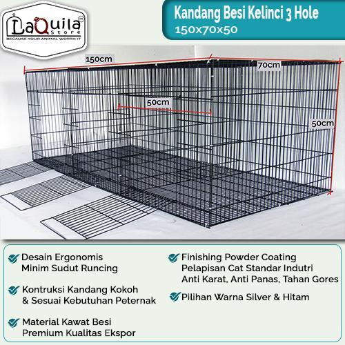 Kandang Galvanis Kelinci 2 3 4 5 6 Hole