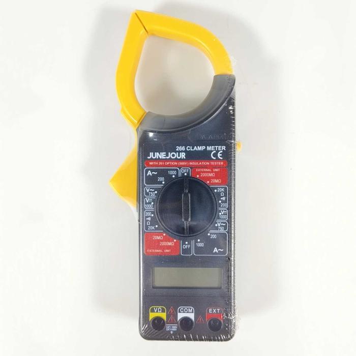 Digital Clamp Buzzer Tang Ampere Ohmmeter Dt266 Dt-266 Dt266 Voltmeter