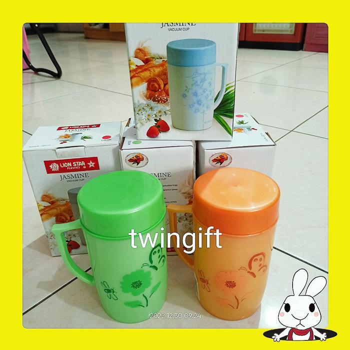 Promo Gelas/Mug Termos, Kedap Udara, Jasmine-Lion Star, 220 Ml.