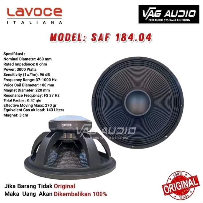 SPEAKER COMPONENT LAVOCE SAF 184.04 - kayu, saf-184.04