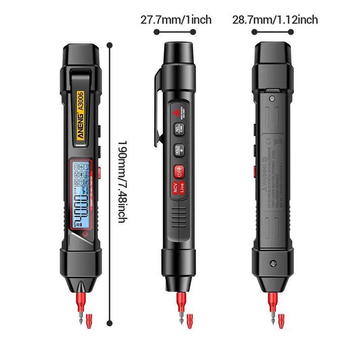 READYY ANENG Digital Multimeter Tespen 2in1 Tester AC Voltage - A3006