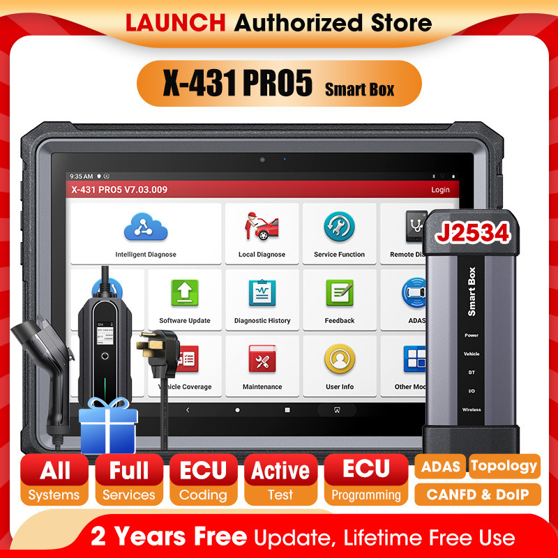 Launch X431 PRO 5 PRO5 Car Diagnostic Tools J2534 SmartBox