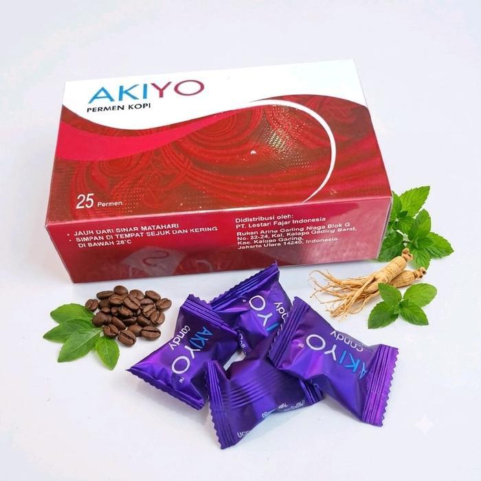 Terlaris AkiyoOriginalCandyAsli 1Box 25pcs Terbaik Kebugaran