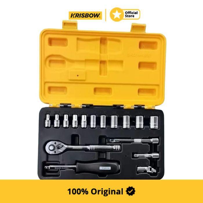 Krisbow Socket Set 16Pcs
