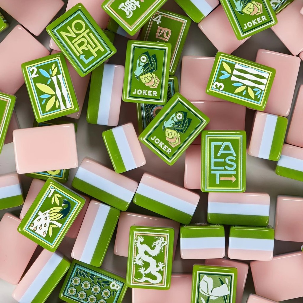 American Mahjong Tiles Handpainted Mahjong American Mahjong American Mahjong Yak