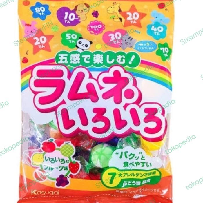 READY Kasugai Ramune Iro Iro Candy Permen Assorted Jepang