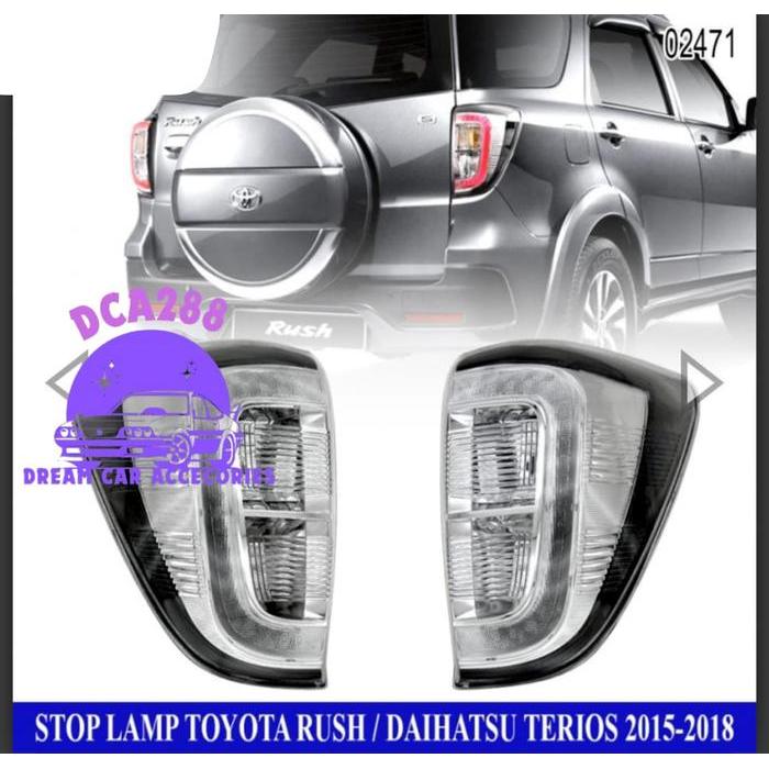 LAMPU STOP STOP LAMP LAMPU REM LAMPU BELAKANG TOYOTA RUSH DAIHATSU TERIOS 2015 2016 2017 LED