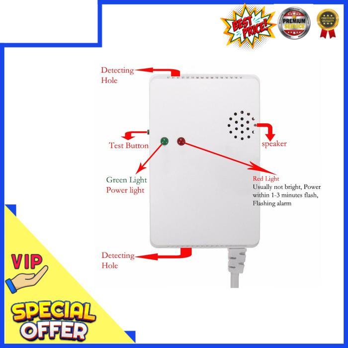 Alarm Detektor Gas Lpg Bocor / Alat Detektor Gas Lpg Bocor / Gas Detector Leak / Detektor Kebocoran