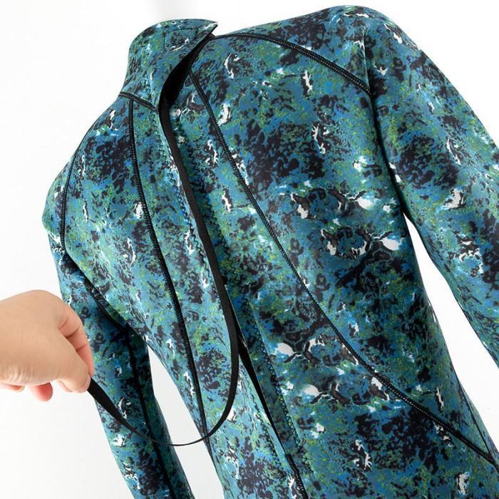 Promo Wetsuit Pria 3Mm Neoprene Camoflauge For Diving Wetsuit Spearfishing Terlaris