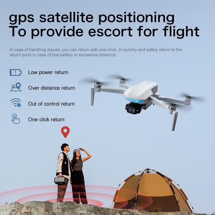 Diskon Drone S-X1 Dengan Gimbal 3-Axis Drone Gps Brushless Motor 4K Hd Wifi Layar 5.6 Inci Besar Ada