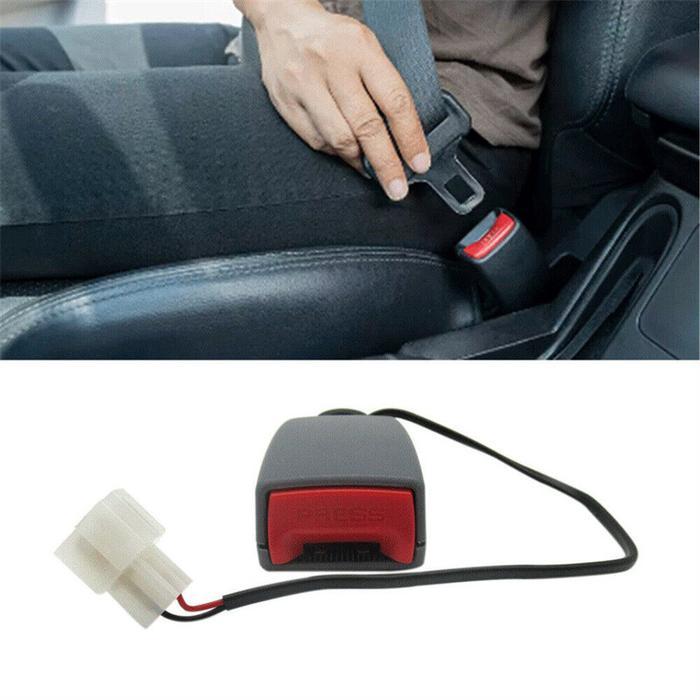 Safety Belt Lock / 173mm Universal /Colokan Lock Safety Seat Belt Stik Skop Kunci Safety Belt