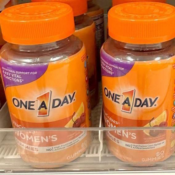 ONE A DAY VitaCraves Women's Multivitamin, 80 Gummies