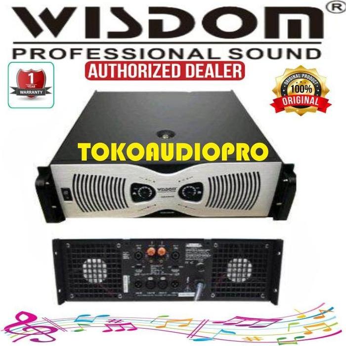 Power Wisdom Sa-2000 2-Channel Power Amplifier Wisdom Sa2000 #Gratisongkir