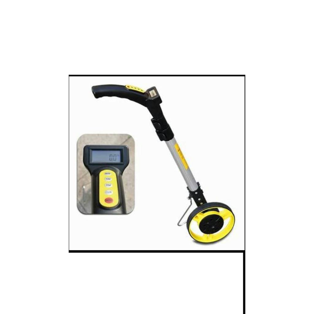 Meteran Roda Digital 10000 Meter Qldz01 / Meteran Jalan Dorong