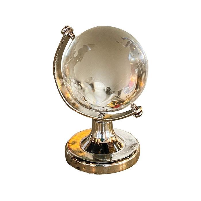 Globe Kristal Mini Dekorasi Desktop Kreatif Dekorasi Meja Pajangan Bola Kristal