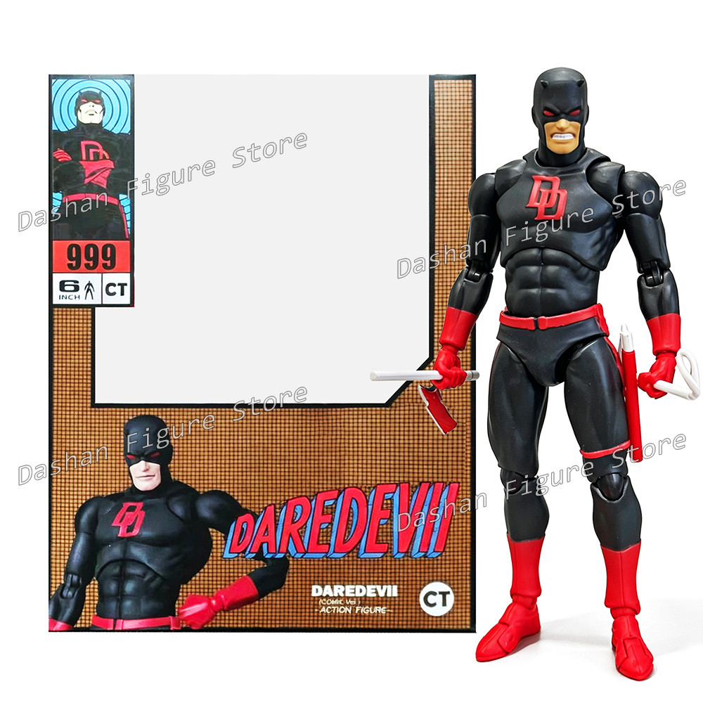Ct Toys Daredevil Action Figure Mafex Matt Murdock Figures Comic Daredevil Black Suit Figurine Model