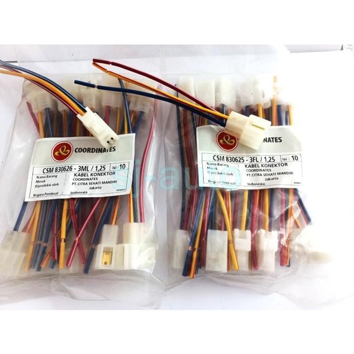 TERUJI Soket isi 3 dengan kabel dan pengunci merk Coordinates