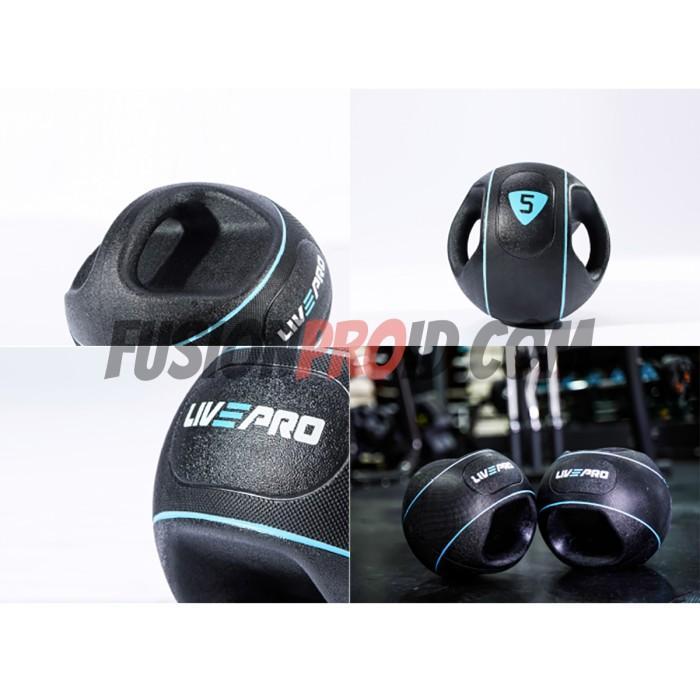 Double Grip Medicine Ball Medisin Bola Gym Fitnes Fitness Gym Livepro