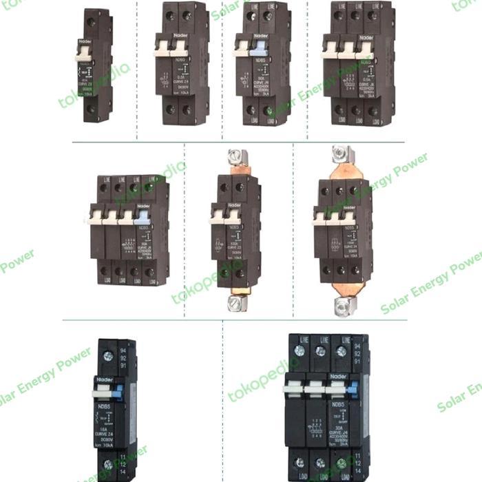 MCB DC 32A NADER NDB5 - CIRCUIT BREAKER FOR EQUIPMENT (HYDRAULIC-MAGNETIC) PROMO